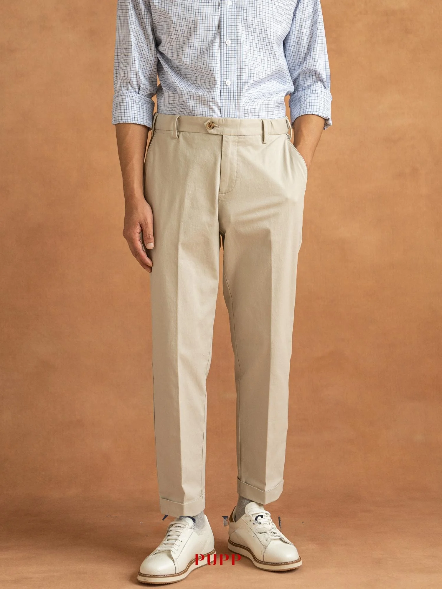 New 2024 Khaki Pure Cotton Men's Straight Leg Casual Pants Nine-Tenths Long Trousers Spring Autumn Summer Winter Versatile Fa... - AliExpress Pants
