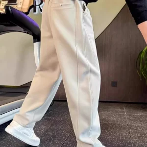 High-End Thiened Curved Blade Sweatpants Men's New Winter Clothes Fce-Lined Thi Men's Pants Cool Casual Men's Pants - AliExpress Pants