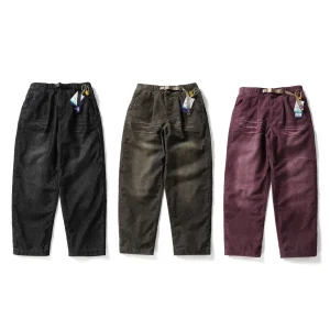 Heavyweight Pure Cotton Corduroy Purple Label Men's Loose Straight Leg Casual Pants Autumn Winter Japanese Style Retro Trend - AliExpress Pants