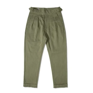Red Tornado Herringbone Cotton Gurkha Pants Men's Daily Casual Trousers 2 Types - AliExpress Pants