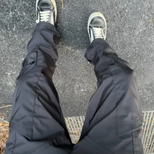 American Functional Sle Men's Casual Pants Side Zip Multi-ket Workwear Bla Long Trousers Street Sle Cool - AliExpress Pants