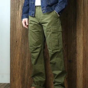Retro American M65 Camouflage Cargo Pants Men's Long Straight Leg Cotton Workwear Trousers Wear Resistant Casual Pants - AliExpress Pants