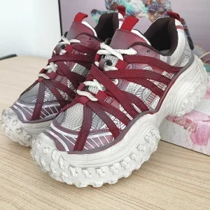 Women Running Trainers Patchwork Vintage Lace Up Platform Sport Shoes Comfortable Breathable Hip Hop Lovers Designer Sneakers - AliExpress Sneakers