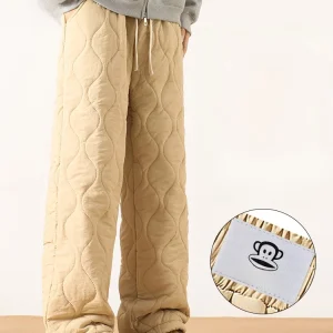 PaulFrank Men's Cotton Pants Spring Outdoor Wear Gourd Pattern Thiened Loose Casual Long Trousers Straight Leg pe - AliExpress Pants