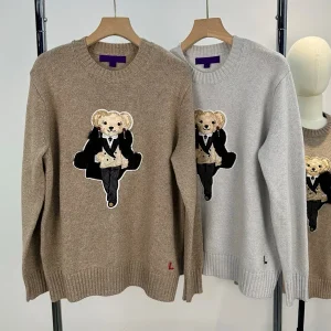 Autumn Winter Camere Knitted Long Sve Loose Fit round Ne Sweater Embroidered  Sle Briti Faion Women's Top - AliExpress Sweaters&Jumpers