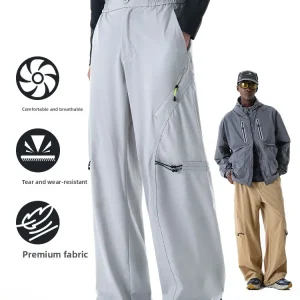 MMOPTOP Men's Straight Leg Workwear Casual Pants Spring Trend Resistant Tearing All-Match Sle Nylon Autumn Winter Faion - AliExpress Pants