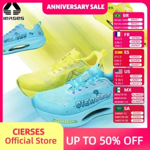 CIERSES  Carbon Plate Marathon Racing Shoes Professional Stable Support Shock Absorption Ultra Light Rebound Sports Shoes - AliExpress Sneakers