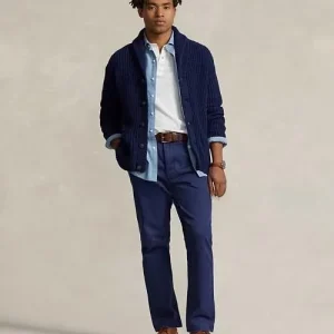 RL Sailinger Straight Fit Casual Pants Cotton Twill Straight Leg Faion Urban Sle Men's Autumn Winter Faion Clothing - AliExpress Pants