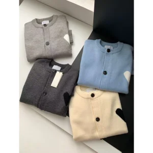 KAILE Early Autumn Heart Pattern Knitted Sweater Loose Fit round Ne Open Cardigan ex Long Sve Neutral Sle - AliExpress Sweaters&Jumpers