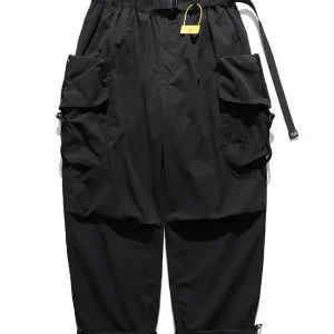 Outdoor Functional Sle Men's Casual Pants Loose Wide Leg Multi-ket y Trendy Brand Workwear Trousers - AliExpress Pants