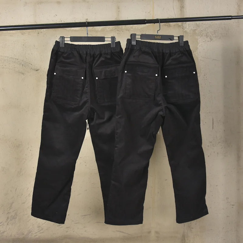 Loose Fit Casual Pants Men's Cotton Workwear Trousers High Street Tailoring Rivet Logging Sle Spor Leisure Trousers - AliExpress Pants