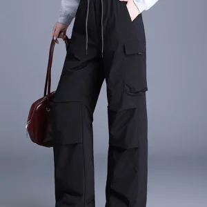 Black Men's Casual Workwear Pants Autumn Winter New Outdoor Three-Proof Duck down Trousers High Quality Polyester Fiber - AliExpress Pants