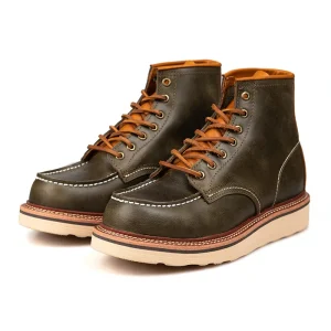 KOWM Hiking shoes men's walking boot leather trekking shoes thick soled cowhide high top motorcycle boots British Ankle sneakers - AliExpress Sneakers