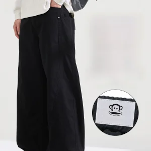 PaulFrank Men's Casual Pants Spring New Blade ape Loose Straight Cotton Sports Trousers Comfortable Fit Zipper mid Waist - AliExpress Pants