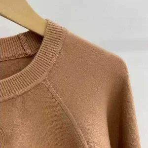 Women's Embroidered Letter Rib round Ne Long Sve Knitted Sweater Clean Fit Loose Sle Fake Two-Piece Design Thin Material - AliExpress Sweaters&Jumpers