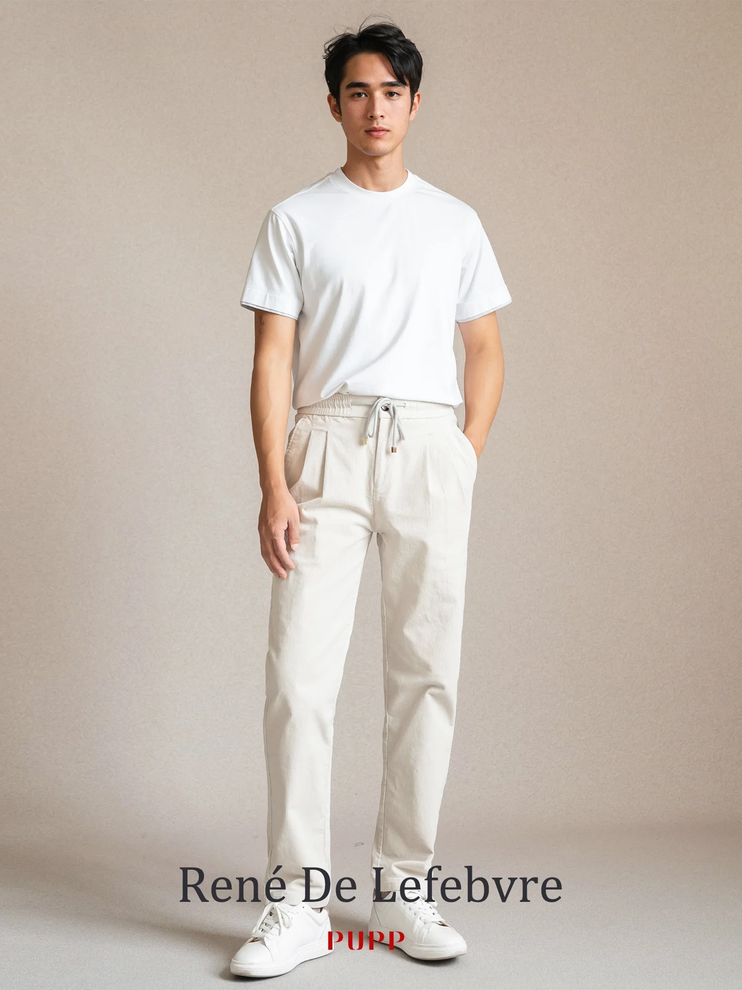 Thiened Pure Cotton Corduroy Busin Men's Straight Leg Pants Dstring Casual Trousers Autumn Winter Faion Sle - AliExpress Pants