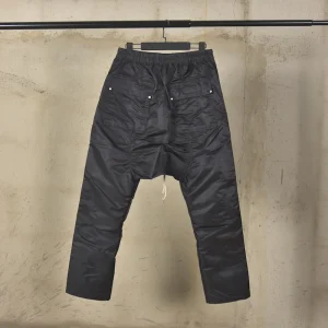 k Rinse Loose Fit Straight Leg Nylon Casual Trousers Men's Low Waist Bule Decorative Rivet Casual Loose Nylon Men's Pants - AliExpress Pants