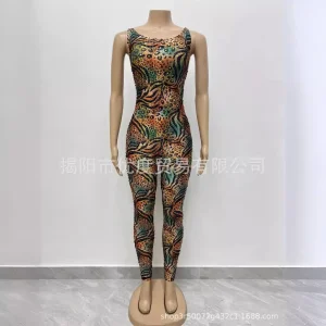 Shiny High-end Sexy Leggings Birthday Dress Cocktail Party Night Show Leopard Print Robes Bal De Promo Vestidos Festas E Eventos - AliExpress Jumpsuits&Rompers