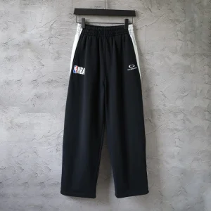 Parisian Sle Embroidered Letter Ring Loose Baskeall Series Straight Casual Pants Spor Trousers Comfortable All-Match - AliExpress Pants