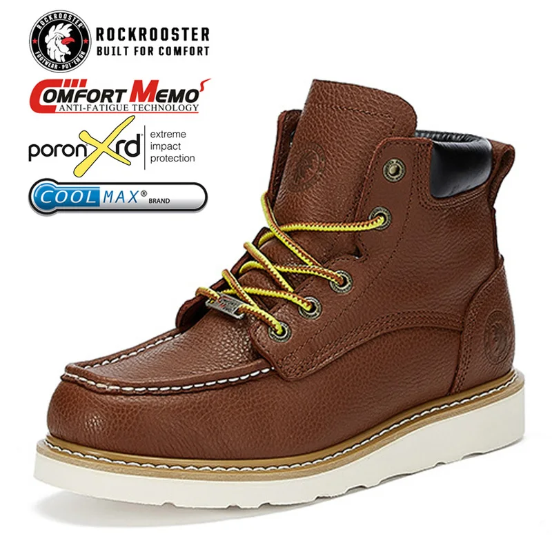 ROCKROOSTER cowhide Hiking Shoes men Waterproof Tactical Shoes Hunting Boots Camping Sneakers motorcycle tooling Goodyear boots - AliExpress Sneakers