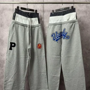Casual Loose Sports Pants High Street Trend Men Women Straight Leg Elastic Waist Clean Fit Cotton Youth Spring Summer Autumn - AliExpress Pants