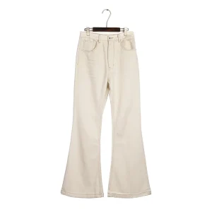 Owen Seak Men's Jeans Streetwear Baggy Y2K Oversized Denim Pants Bell-Bottoms Designer luxury Long White Trousers - AliExpress Pants
