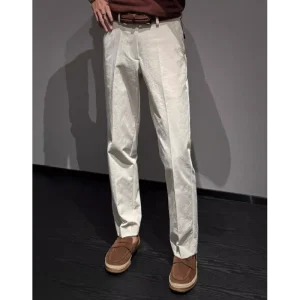 Spring 2026 Men's High Waist Straight Leg Suit Casual Pants Commuter Sle Splicing Slimming Long Trousers Busin Casual - AliExpress Pants