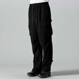 YOJI OOAK multi-pocket functional style loose cargo pants Japanese retro zipper trend loose casual pants - AliExpress Pants