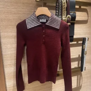 Ele Long Sve  Ne Knitted Sweater Women's Slim Fit Base irt Spring Summer New Arrival Bead Embellied Knitwear - AliExpress Sweaters&Jumpers