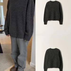 Loose Fit  Knitted Sweater round Ne Pullover Soft Lazy  Color Korean Sle Women's Long Sve Casual Wear - AliExpress Sweaters&Jumpers