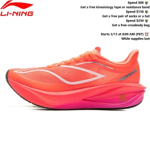 Li-Ning Women's FEIDIAN 5 CHALLENGER Racing Running Shoes CARBON-FIBER PLATE BOOM Cushion LiNing Professional Sneakers ARMV002 - AliExpress Sneakers