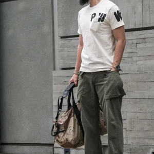 2025 Bronson P-44 Monkey Pants Vintage Style Herringbone Cargo Trousers Multi-Pocket - AliExpress Pants