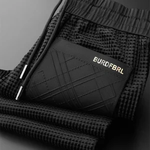 Men's Casual Fce Lined Gold Velvet Busin Dstring Trousers Autumn Winter Thiened Leisure Sweatpants Straight Leg Pants - AliExpress Pants