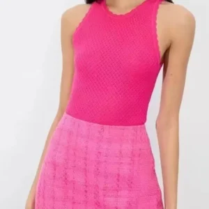 Women Hollow Out Knitted Vest Round Neck Sleeveless Solid Color Casual Slim Tank Tops - AliExpress Sweaters&Jumpers