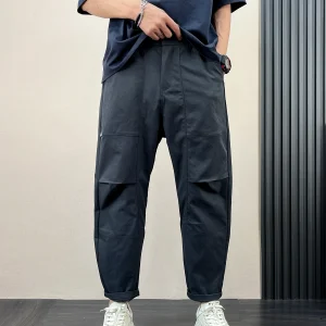 Men's Summer Thin Casual Work Pants Loose Straight American Sle Commute Cool Trendy High-End Feel Polyester Fiber Straight ... - AliExpress Pants