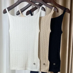 Silk Yangzhou Wool Slim Fit Faionable Bridesmaid Top Women's Open Neline  Clavicle Thin Vest Strap Outerwear - AliExpress Sweaters&Jumpers