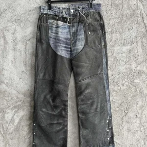 Owen Seak Men's Jeans Cargo Pants Streetwear Baggy Y2K Oversized Denim Loose Long Black Trousers - AliExpress Pants