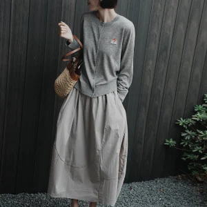 Korean Sle Knitted Embroidered round Ne Sweater Coat Women's Pure Color Spring New Arrival Slimming Effect Aitu ow - AliExpress Sweaters&Jumpers