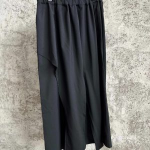 TOP-YAMAMOTO original Design sense multi-piece fabric drawstring waist skirt, casual wool irregular long pants for men - AliExpress Pants