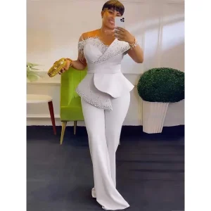 High Waist Strapl Jumpsuit Rivet Collar Lady Evening And ort Cotton Rer Spring 2026 Ladies Faion Casual Wear - AliExpress Jumpsuits&Rompers