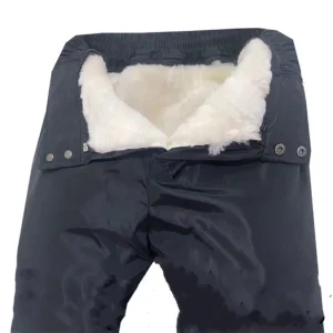 Hair Warm Pant Middle Aged Elderly Father Winter Pants Real Wool Pants High Waist Thicken Thermal Trousers Inner 100% Sheepskin - AliExpress Pants