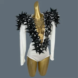 Women Dance Show Five-pointed Star Sequin Bodysuit Velvet Club Carnival Party Sexy Outfit gig Drag Queen Performer Wear Hengxing - AliExpress Jumpsuits&Rompers