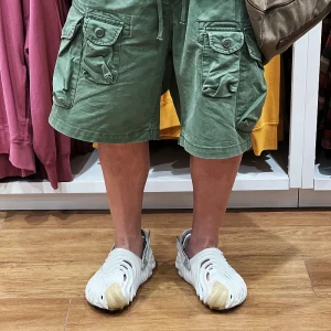 G Sang Heavy Industry Sle Workwear Five-Quarter Wide Leg Multi-ket Waed orts Youth Casual Summer Thiened Outfit - AliExpress Pants