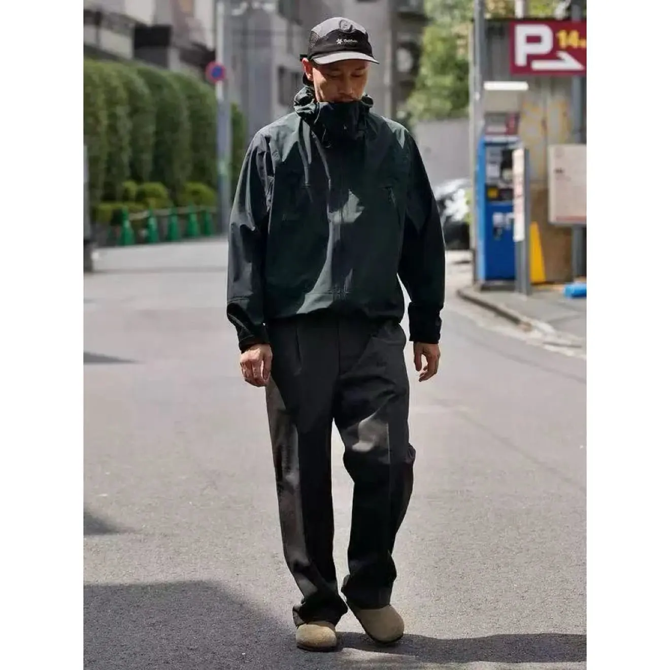 GDW Casual Straight Leg Mixed Fabric Pants Unisex Commuter Versatile City Outdoor Style mid Waist Zipper Fly Summer Casual Tr... - AliExpress Pants