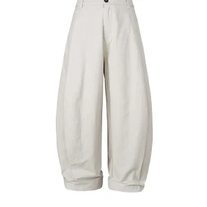 GPstudio Men's Retro Cotton Drapey Knife Pants Casual Wide Leg Long Trousers Faionable Versatile Loose Fit High Waist - AliExpress Pants