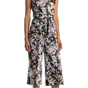 Ele High Waist Wide Leg Jumpsuit Bla Bot Print V Ne Dstring Waist  Suit Commute Sle Summer Faion - AliExpress Jumpsuits&Rompers