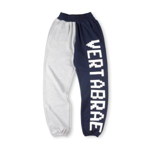 Vertabrae street three-dimensional printed color-blocking sporty men's casual trousers - AliExpress Pants
