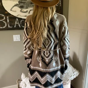 Women's Diamond Pattern Contrasting Sweater Cardigan Jacket Autumn And Winter Y2k Korean Mid-Length Loose Warm Knitted Sweater - AliExpress Sweaters&Jumpers