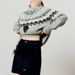 ay Knitted Loose round Ne Sweater Women's Spring 2026 New Geometric Pattern Lazy Sle Top Warm Thermal Long Sve ort... - AliExpress Sweaters&Jumpers