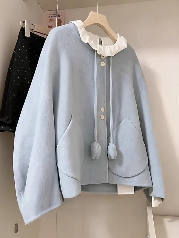 Unique Beautiful Lazy Sle Color Blo Long Sve Coat Women's Loose Slimming Open Cardigan Top Casual Loose Fit Autumn Win... - AliExpress Sweaters&Jumpers